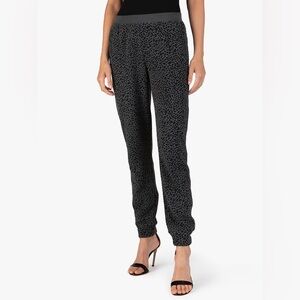 ATM Women’s Mini Animal Print French Terry Sweatpant | Grey | Small